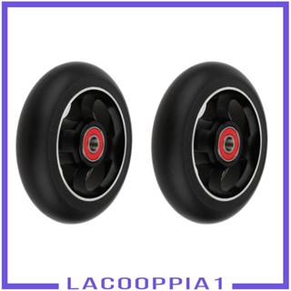 [Lacooppia1] ล้อสกูตเตอร์ พร้อมตลับลูกปืน และบูชชิ่ง 100 มม. 3.9 นิ้ว 2 ชิ้น