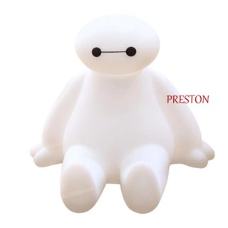 Preston ที่วางโทรศัพท์มือถือ อุปกรณ์เสริมในรถยนต์ ลายการ์ตูน Baymax Big Hero Big White