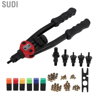 Sudi Manual Hand Riveter Chrome Steel Mandrel M3-M10 Screw Nut Nutsert Rivet Tool Set Heat Treated Quick  for Automotive