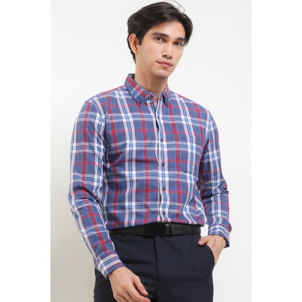 KEMEJA Cardinal เสื้อเชิ้ตทรงสลิมผู้ชาย F6178J02H