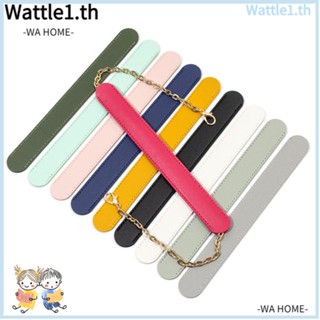 Wttle สายคล้องไหล่ หนัง PU กันลื่น ปรับได้ คุณภาพสูง สีพื้น DIY สําหรับกระเป๋าผู้หญิง 2 ชิ้น