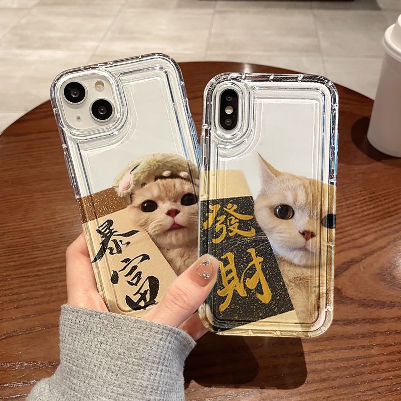 กรณีกันกระแทกสำหรับ for iPhone 11 14 15 Pro Max 6 6s 7 8 Plus XR XS Max 11 12 13 15 Pro Max INS ปกโทรศัพท์ตลกสร้างสรรค์