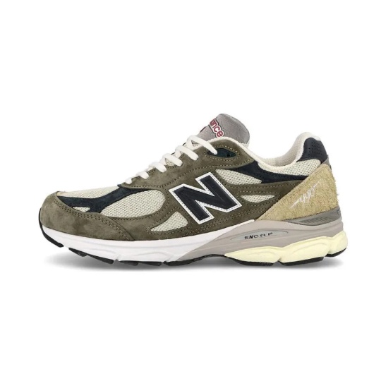 【ของแท้100%】New Balance NB 990 v3 Brownish green ส่งฟรี