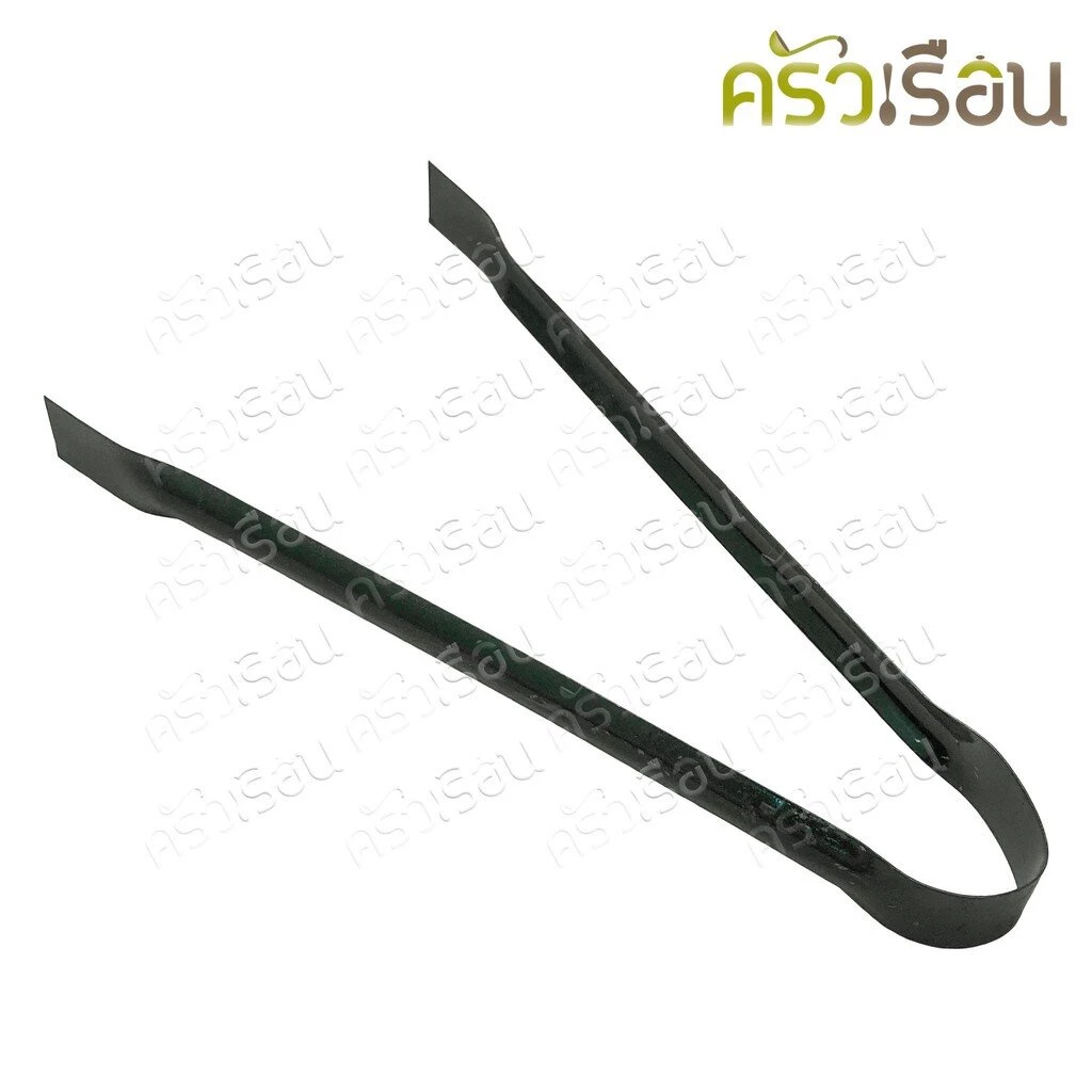 สามดาว ที่คีบถ่าน คีบถ่าน ปากเป็ด เบอร์ 3 ขนาด 39.5 x 3 ซม. คีบขยะ เหล็กชุบ สีลอกเป็นปกติ