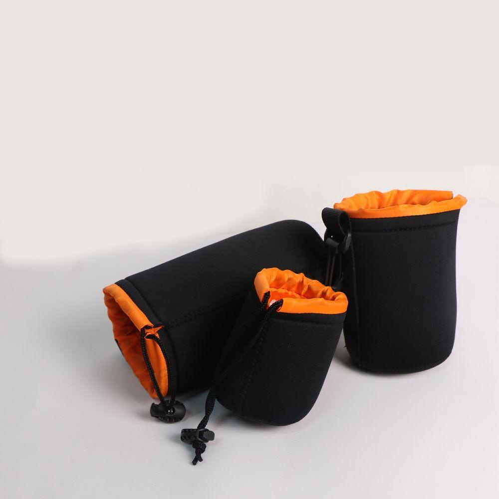 AQUAEDGE กระเป๋าใส่เลนส์กล้อง, กระเป๋าใส่เลนส์ Neoprene Plush Neoprene, กระบอกสีส้มหนา S/M/L/XL กระเป๋ากันน้ํา Digital SLR กล้อง ราคา ถูกที่สุด ดีลบีเคเค แกลเลอรีภาพที่ 8