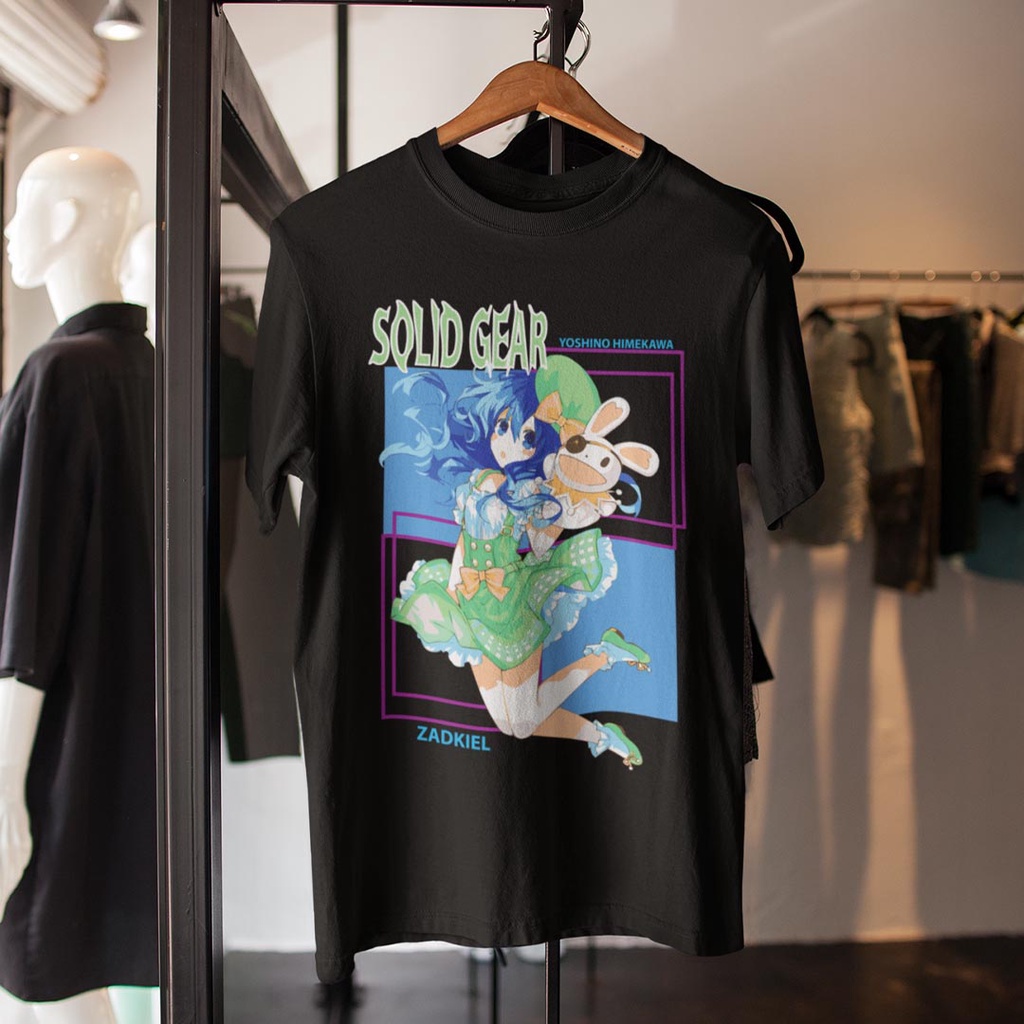 แฟชั่นใหม่ล่าสุด Solid Gear T-Shirt Distro Date A Live "Yoshino Himekawa"_02