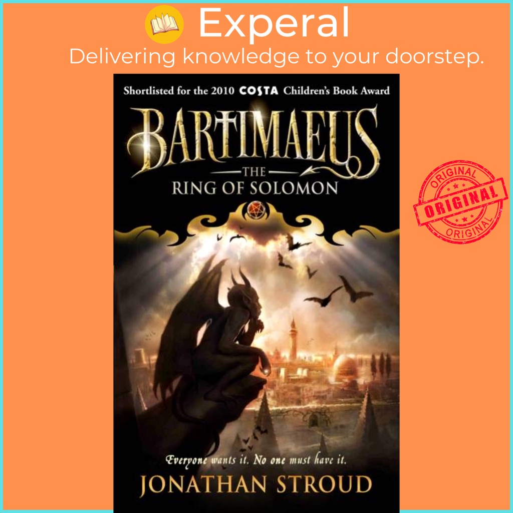 The Ring of Solomon โดย Jonathan Stroud (ฉบับสหราชอาณาจักรปกอ่อน)