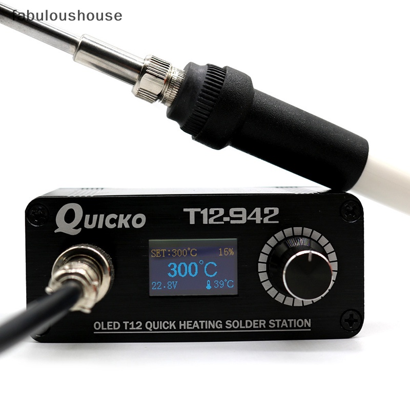 [fabuloushouse] T12-942 บัดกรีดิจิทัล OLED T12-907 ปลาย T12-K ขนาดเล็ก