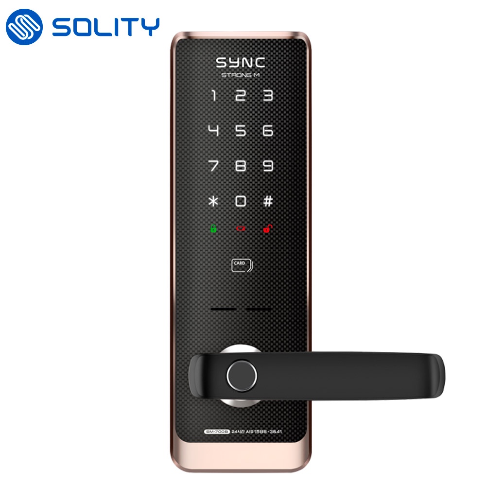 Solity SYNC SM-700B Digital Door Lock Smart Gate Household Security System Korea
