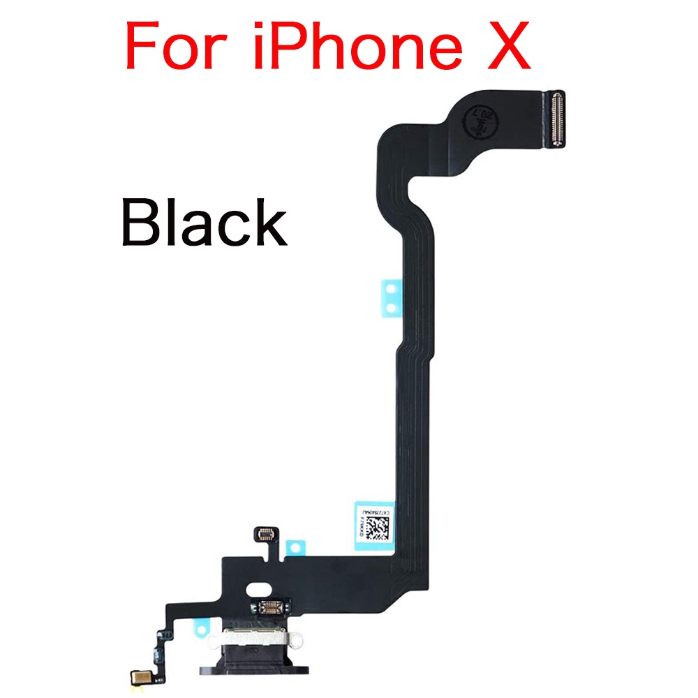 ชาร์จ USB Dock พอร์ต Flex Cable พร้อมไมโครโฟนสําหรับ iPhone 7 8 8P X XR XS Max เปลี่ยน - รูปที่ 2