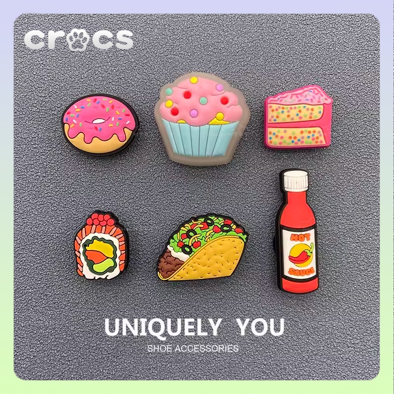jibbitz crocs Delicious cake donuts crocs jibbitz jibbitz set jibbitz crocs เกาหลี jibbitz crocs ของแทั