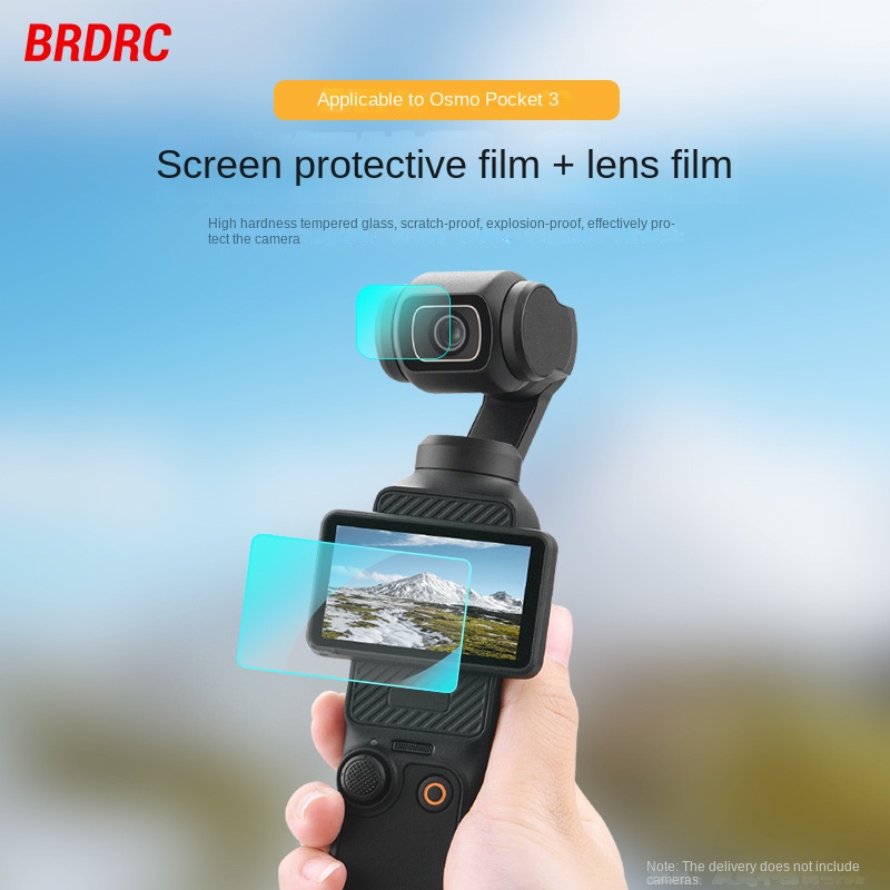 ฟิล์มกันรอยหน้าจอ HD ป้องกันรอยขีดข่วน สําหรับ DJI OSMO POCKET 3