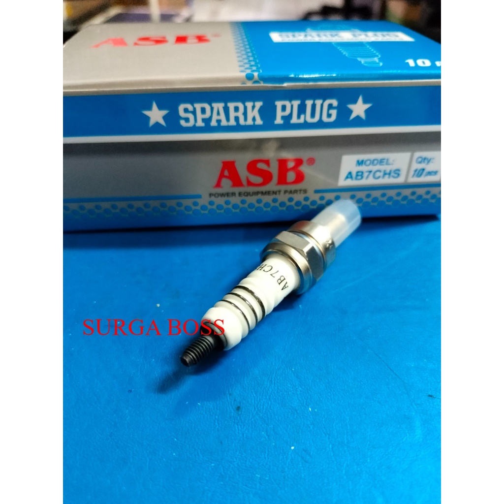 หัวเทียน AB7CHS C7HSA ยี่ห้อ ASB, HONDA C700 GRAND PRIMA WIN MIO REVO JUPITER Z SUPRA LEGEND X FIT