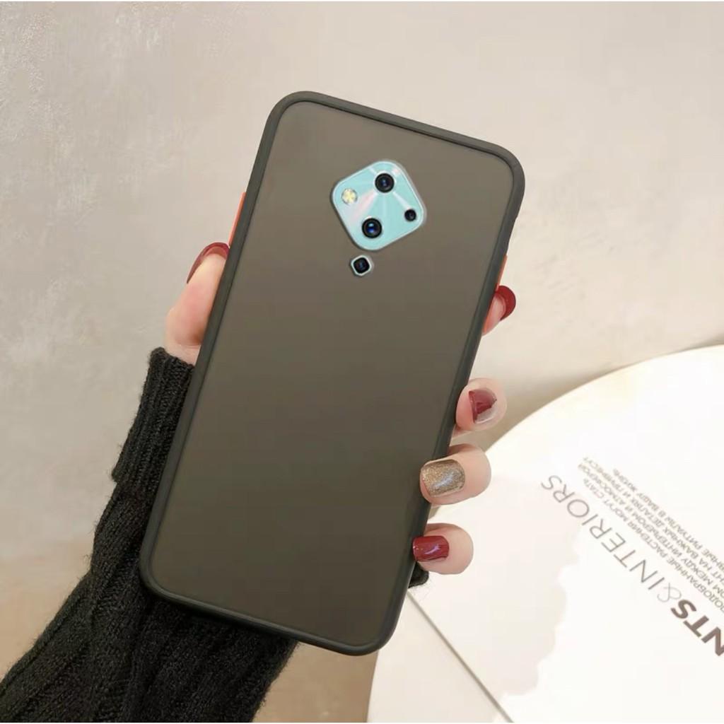 เคส Vivo S1 / S1pro สำหรับวีโว่ ขอบสีผิวด้าน กันกระแทก นิ่ม TPU Case