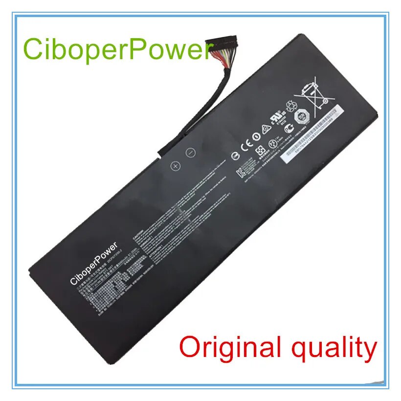 แบตเตอรี่แล็ปท็อป battery for 7.6V 61.25wh 8060mAh  BTY-M47 For GS40 GS43