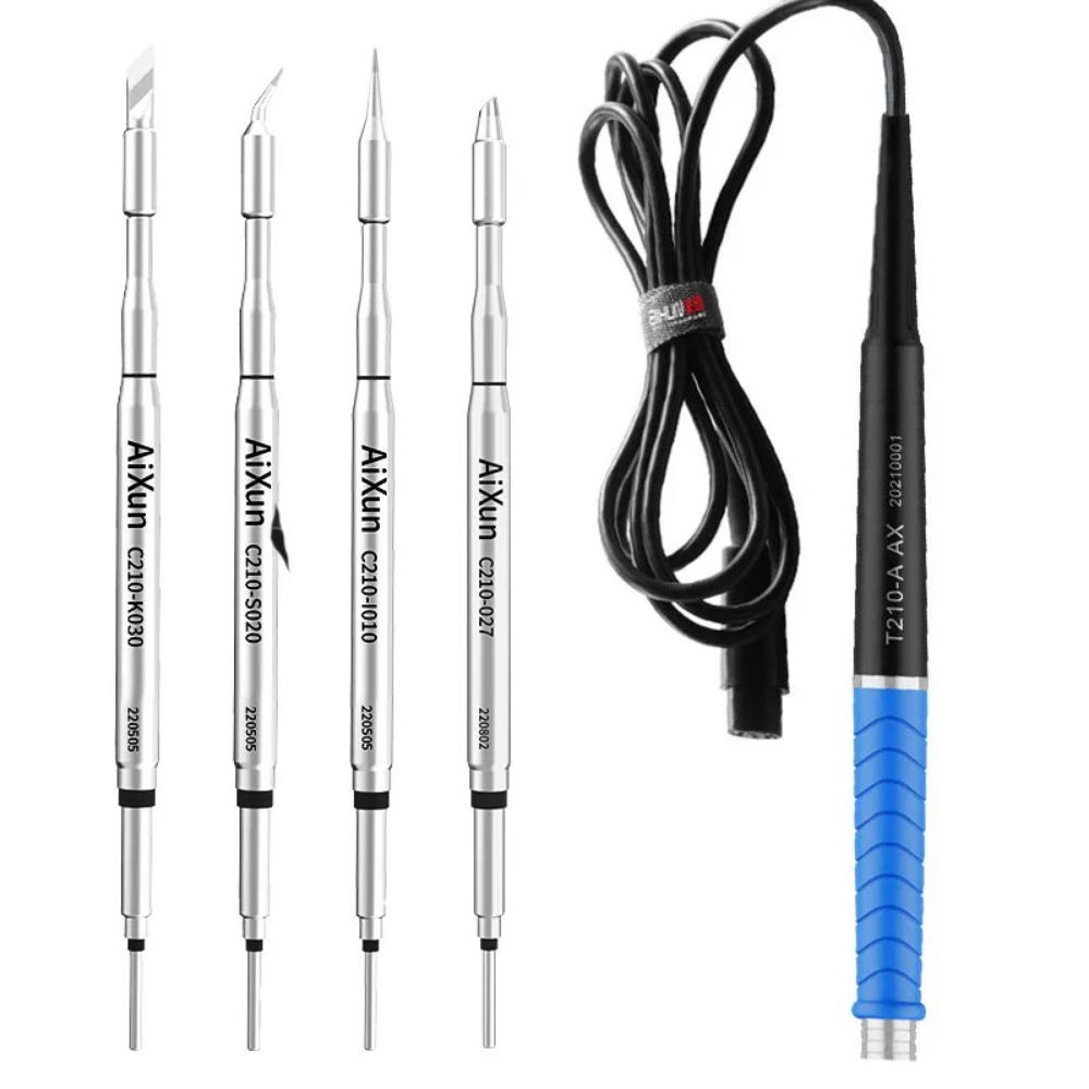 Aixun C210 C245 C115 ชุดหัวแร้งบัดกรีเหล็ก T12 สําหรับ JBC T210 T245 T115 Original Sugon T26 T26D T3