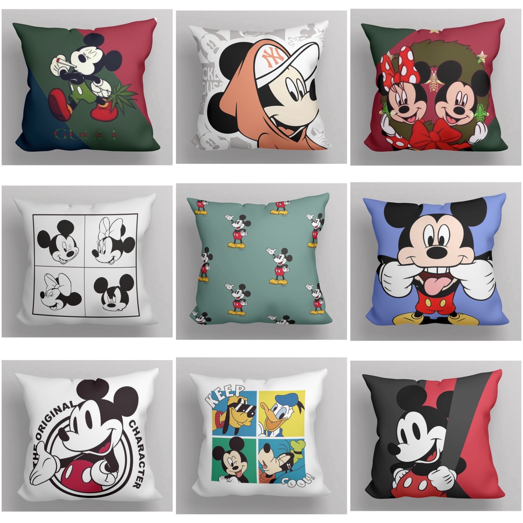 Instagram Wind Mickey Mouse หมอนโยน มินนี่ มิกกี้เมาส์ หมอน การ์ตูนน่ารัก เบาะรองนั่ง โซฟา รถยนต์ หัวเตียง หมอนของขวัญ