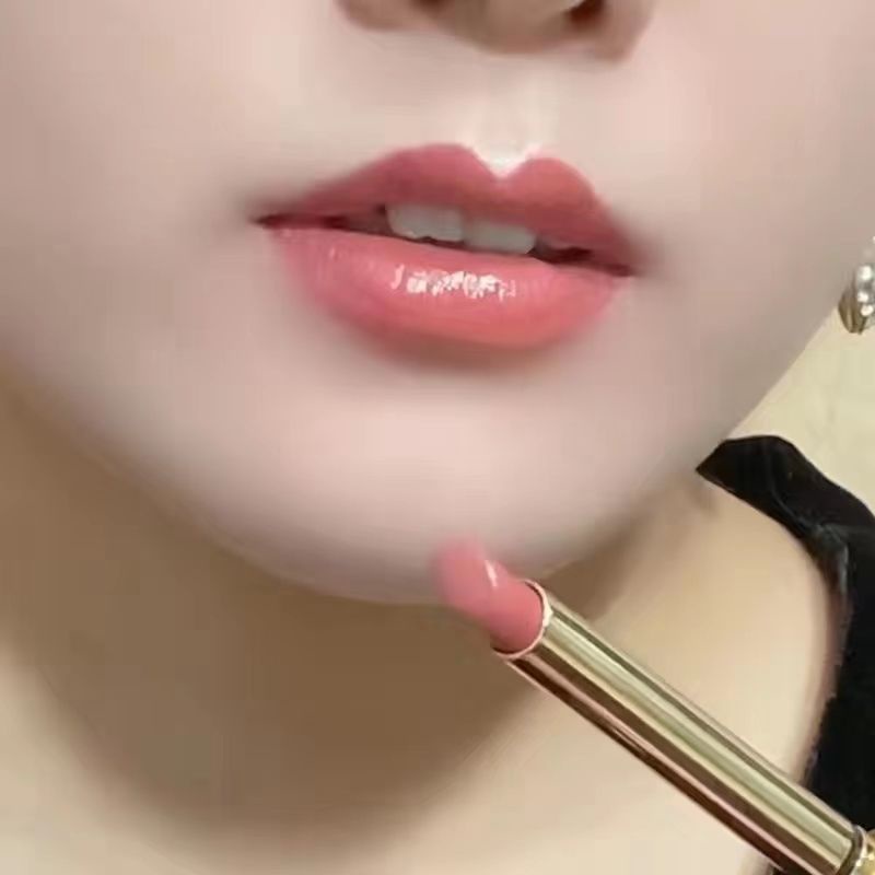 Joy 2023 Whitening Milk Tea Bean Paste Color lipstick Non-Fade Non-Stick Cup Plain Face กันน้ํา Student Nude Color Style หญิงตั้งครรภ์สามารถใช้ลิปสติก Blush lip gloss กันน้ํา make over ลิปสติก