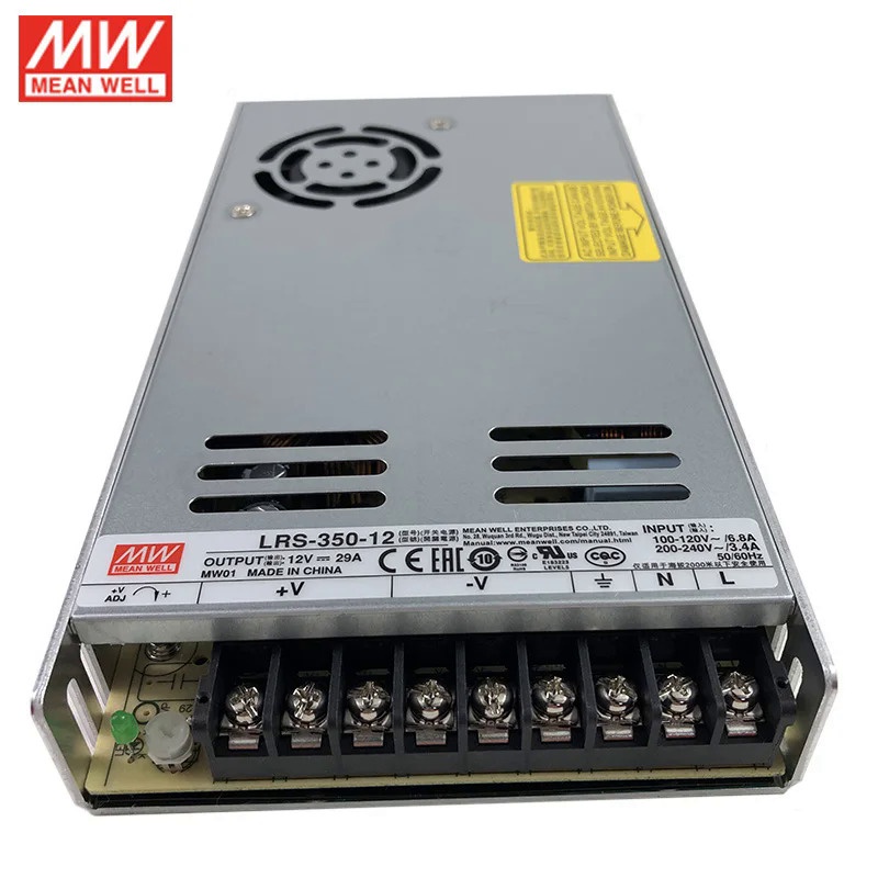 LRS-350-12 MEAN WELL 350W 12V Switching Power Supply 110 V/220 V AC ถึง 12V DC 29A 350W Meanwell dc 
