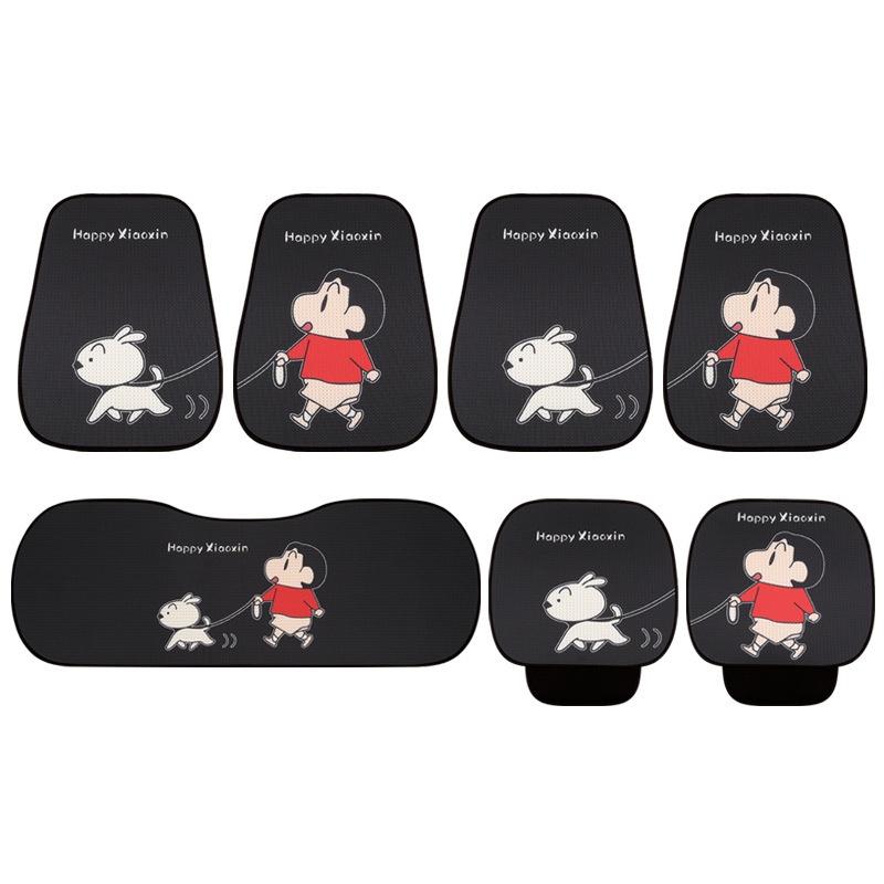 Car Seat Cushion Four Seasons Universal Cartoon Cute Crayon Xiaoxin Car Seat Cushion Breathable Non-Slip Car Seat Seat Cover Fashionable car seat cushion  car interior accessories - รูปที่ 4