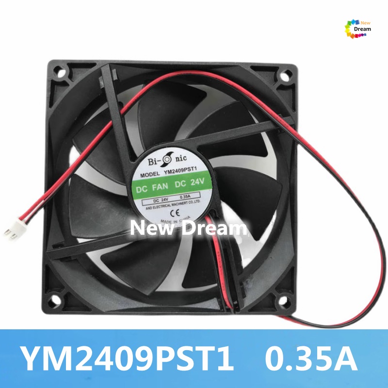 พัดลมระบายความร้อน YM2409PST1 24V 0.27A 0.35A 9 ซม. 9025 1 ชิ้น