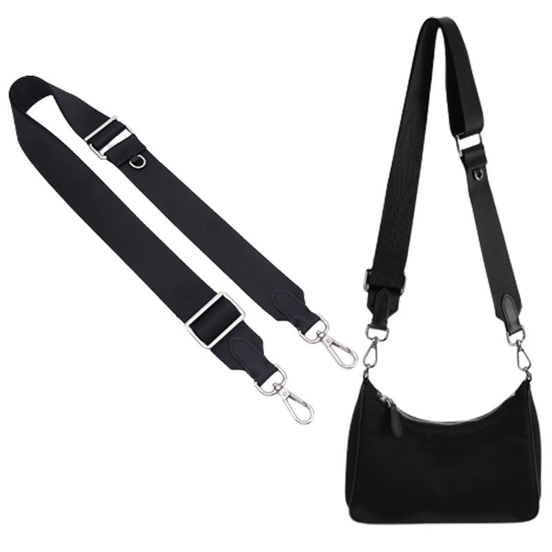 สายสะพายไหล่ ผ้าแคนวาส ปรับได้ แบบเปลี่ยน สําหรับกระเป๋า Prada Hobo