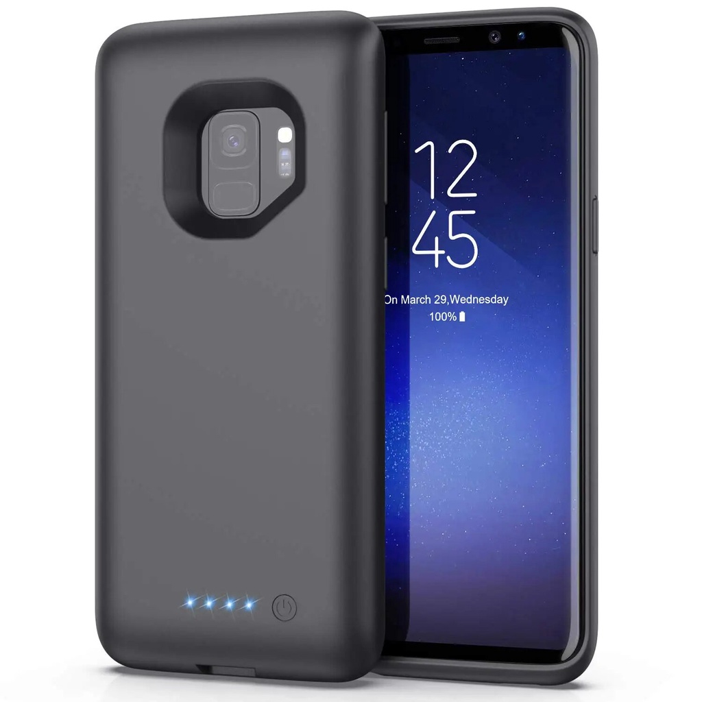 Battery Case for Samsung Galaxy S9 Portable Charging  External Battery Pack Rechargeable Charger Case Backup Power Bank