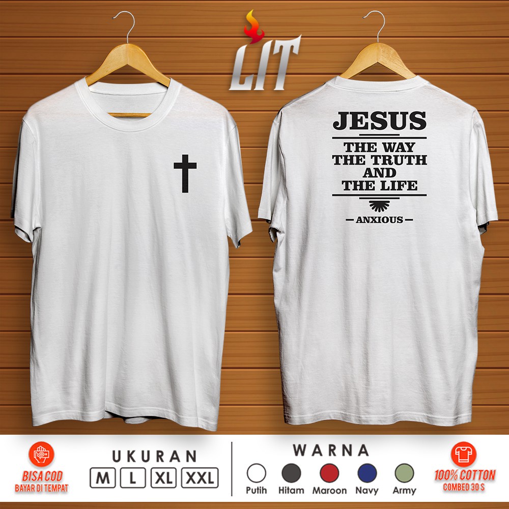 คริสมาสต์ Kaos Rohani Salib Cross Vatican Jesus Kristen Christian Gereja Kaos Baju Natal Tshirt Premium V9 LITS-5X