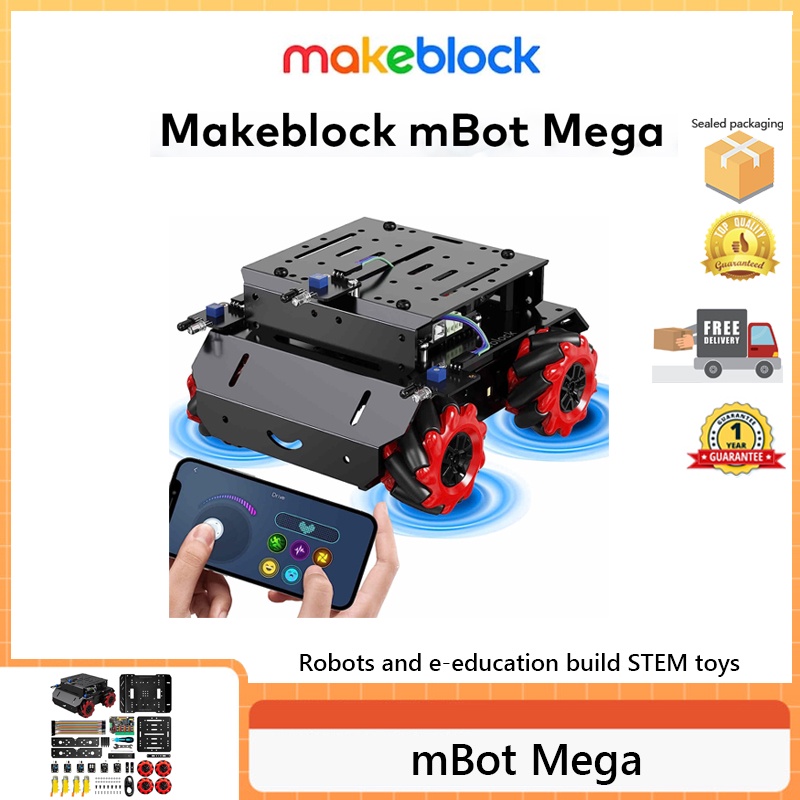 Makeblock mBot ชุดหุ่นยนต์โลหะ พร้อม Arduino IDE ของเล่นเสริมการศึกษา สําหรับผู้ใหญ่ และเด็ก