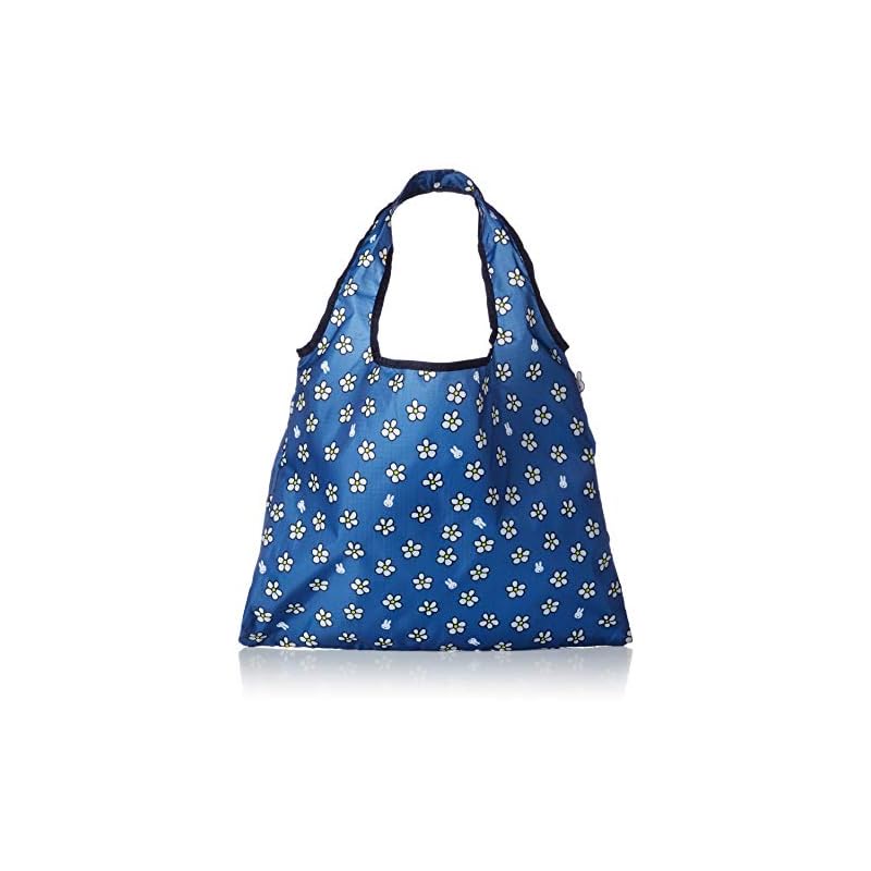 [HAPITAS] Foldable Eco Bag A4 size ECO7059 B101 Flower Blue