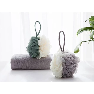 ใยขัดตัวอาบน้ำ สีทูโทน นุ่มละเอียด ขัดผิวได้อย่างอ่อนโยน จัดส่งคละสี อุปกรณ์อาบน้ำคุณภาพสูง