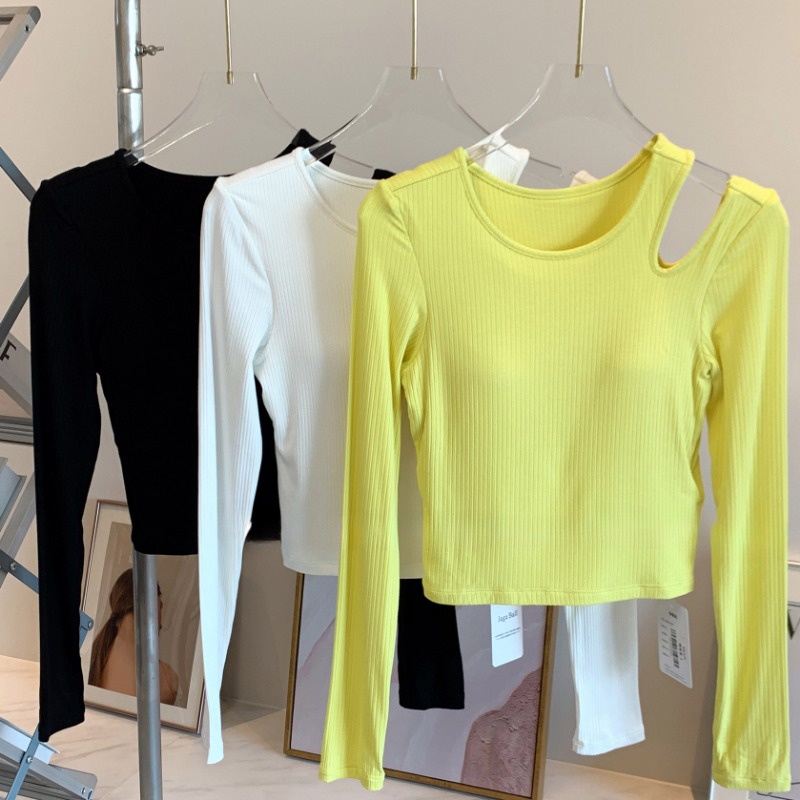 【MAGGIEYOGA】 (แผ่นคงที่) เสื้อกีฬา ฉลุลาย น้ําหนักเบา สําหรับออกกําลังกาย