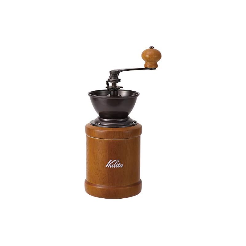 [Direct from Japan] Exclusive] Kalita Coffee Mill Wooden Hand Grinder Manual KH-3AM #42188 Antique Coffee Grinder Small Outdoor Camping Adjustable Grind