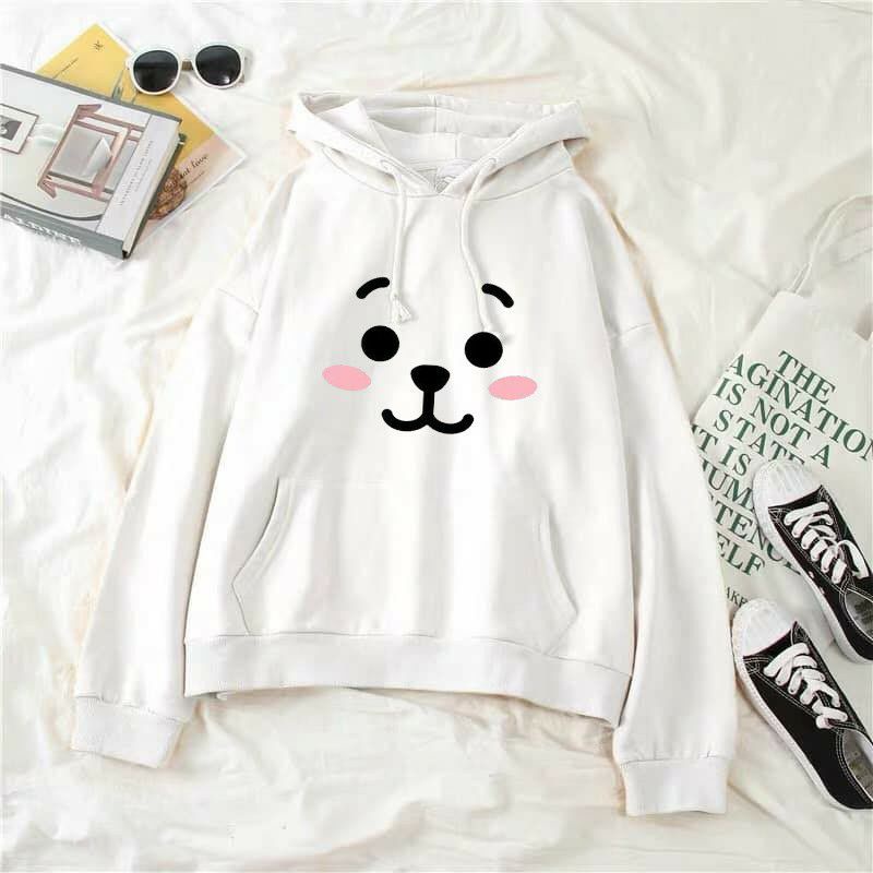 S - XXXXXXL(6XL) Hoodie BT21 RJ KOYA CHMMY MANG COOKY VAN TATA SHOOTY all Idol Character Oversize SM