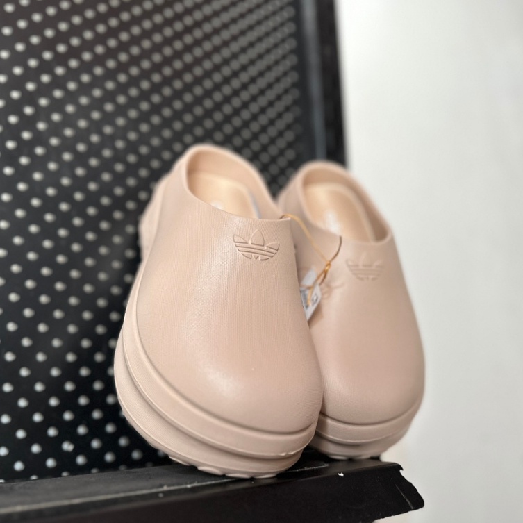 Adidas Originals AdiFOM Stan Smith Mule กันลื่น ทนทาน น้ำหนักเบา Muller Chef Shoes Coffee รองเท้า n