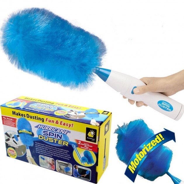Spin Duster ไม้ปัดฝุ่นไฟฟ้า หมุนได้ 360 องศา 180 องศา พับได้ แปรงทําความสะอาด หมุนได้ 360 องศา