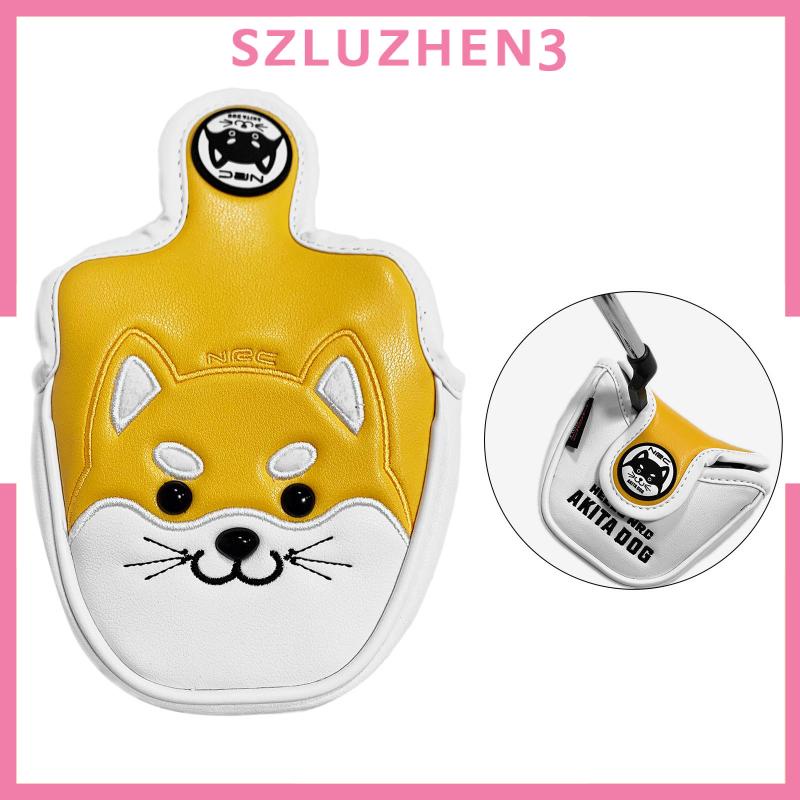 [Szluzhen3] ปลอกคลุมหัวไม้พัตเตอร์ ทรงสี่เหลี่ยม ลายสุนัข Flameer