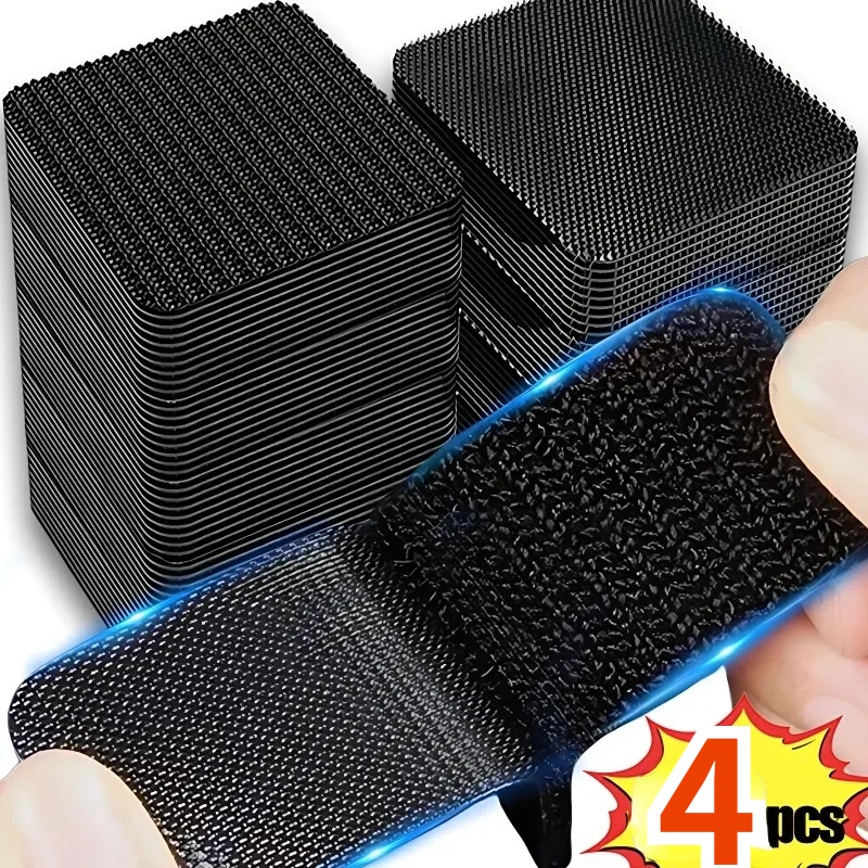 ขายส่ง - สติกเกอร์เทปกาวในตัว แบบสองหน้า กันลื่น สําหรับยึดพรมปูพื้น 4 2 ชิ้น
