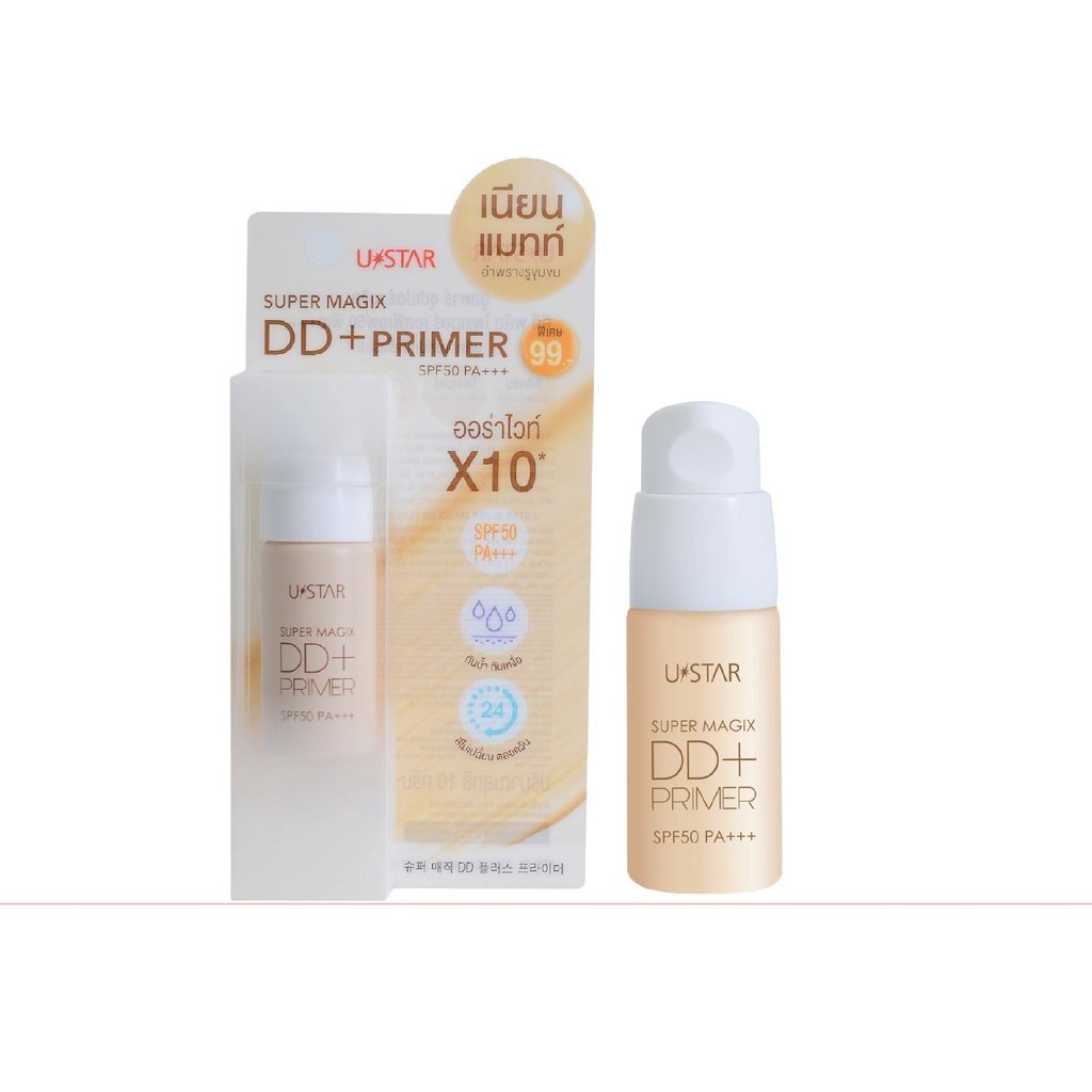 ♦️ของแท้·ส่งด่วน·ถูก♦️Ustar Super Magix DD Plus+Primer SPF50 PA+++ #23147 : ยูสตาร์ ดีดี ครีม ไพร์เมอร์ 10 กรัม dayse
