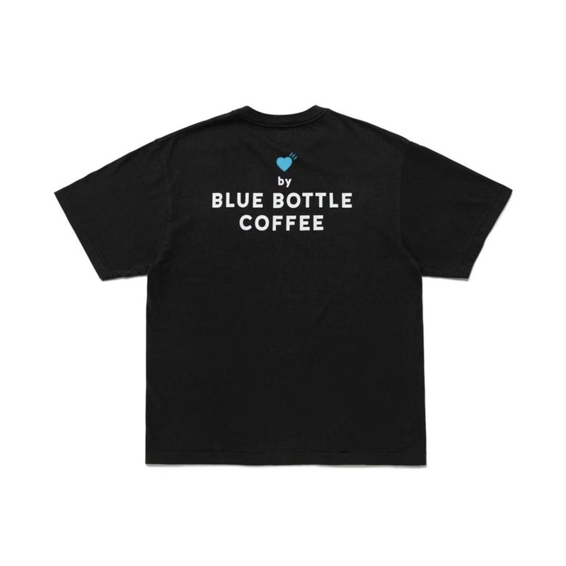 ระดับแสง a เสื้อยืดแขนสั้น พิมพ์ลาย NIGO Human Made BLUE BOTTLE COFFEE Shibuya