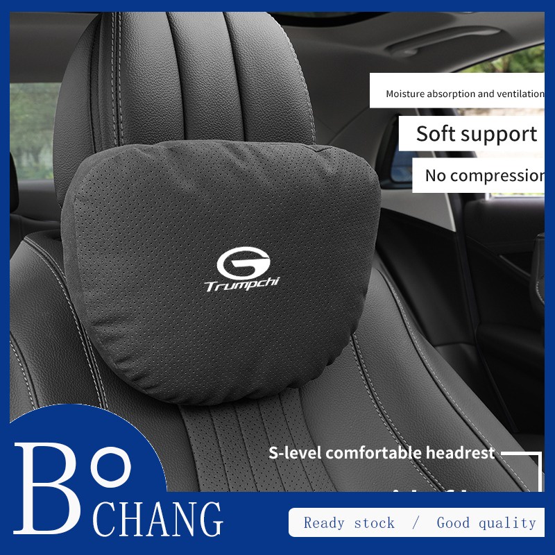 BC คุณภาพสูงรถ Headrest คอสนับสนุนที่นั่งสําหรับ GAC Trumpchi Ga5 Ga6 Ga8 Gm6 Gm8 GS5 นุ่มปรับรถคอหม