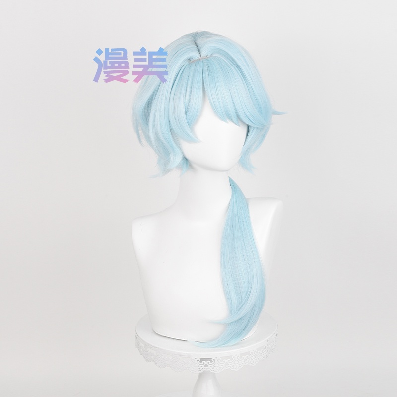 Game Honkai: Star Rail Misha Cosplay Wig 70cm Long Light รูปที่ 4