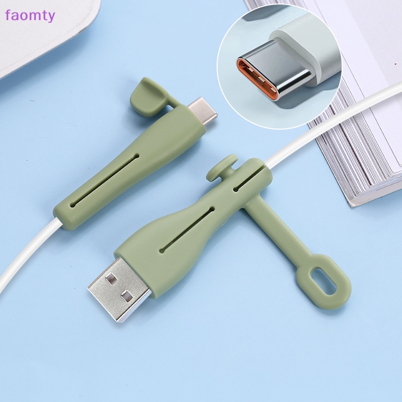 Faomty เคสซิลิโคน ป้องกันสายชาร์จ กันฝุ่น กันแตก
