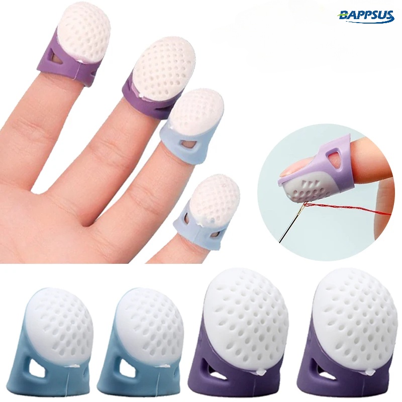 ปลอกซิลิโคนสวมนิ้วหัวแม่มือ กันลื่น ระบายอากาศได้ดี ทนต่อการสึกหรอ สําหรับเย็บผ้า DIY