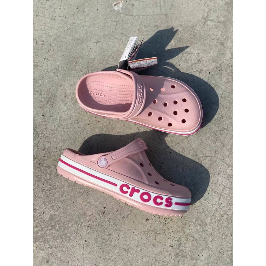 สันทนาการ Crocs Clogs Slip Ons รองเท้าแตะสำหรับเด็กและสตรี C1