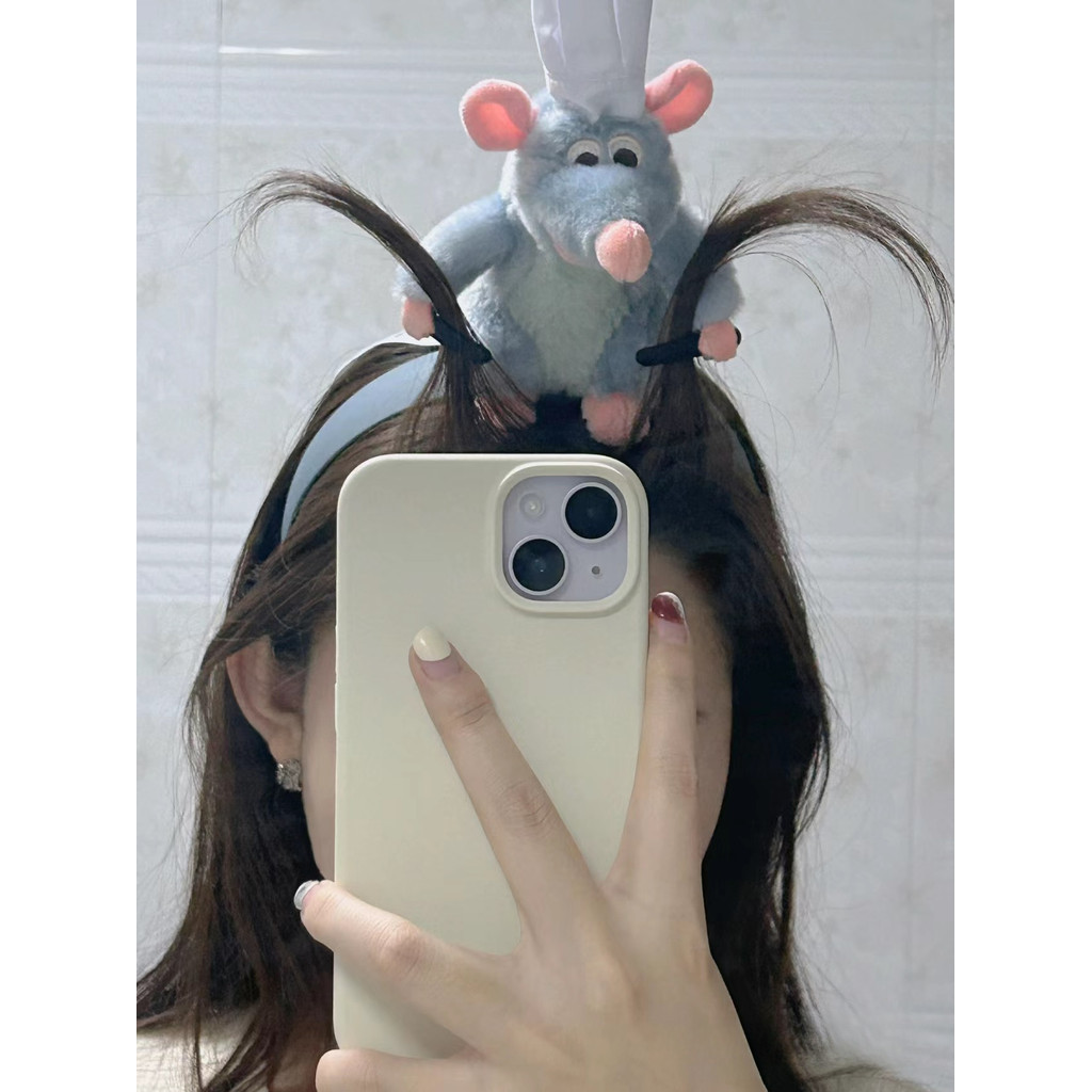 Tiktok Ratatouille ที่คาดศีรษะ ตุ๊กตา ผ้ากํามะหยี่ขนนิ่ม ปีกกว้าง ของขวัญ สําหรับล้างหน้า