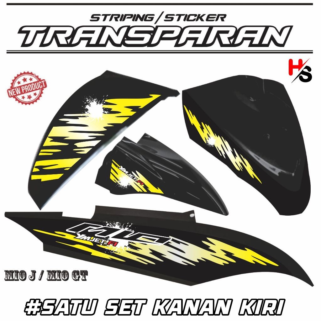 สติ๊กเกอร์ UV TRANSPARENT MIO J/MIO GT MOTIF LATEST VARIATIONS ใหม่ 777I รายการเสริม