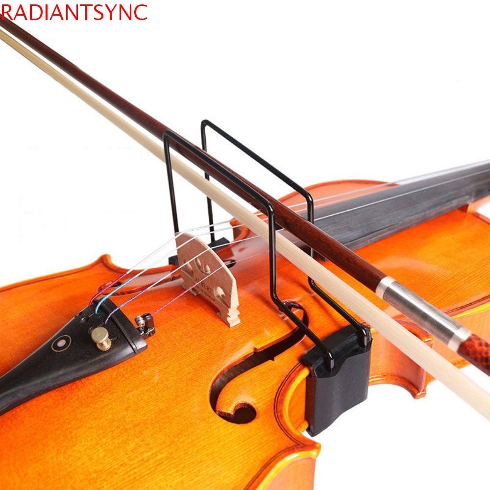 Radiantsync ไวโอลินโบว์ยืด Collimator, Double Track ยืดท่าทางไวโอลิน Bow Universal Corrector, Adjuster ซิลิโคนเริ่มต้นไวโอลิน Bowing Practice Guide Correct