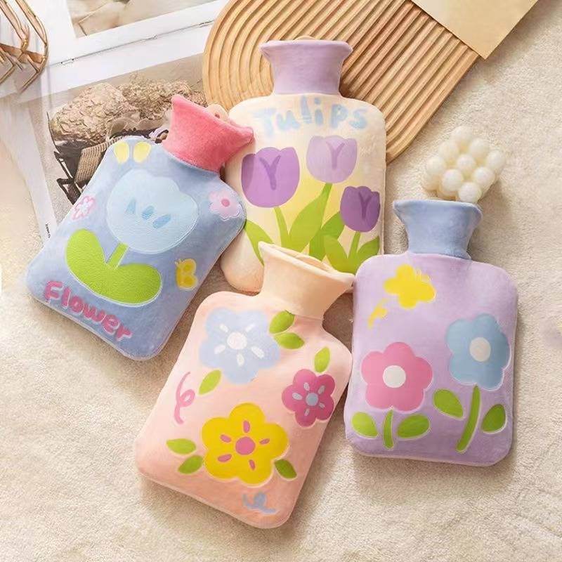 กระเป๋าน้ำร้อน 500ml  ถุงน้ำร้อน ประคบร้อน ผ่อนคลาย ใช้งานง่าย  มีให้เลือกหลายลาย น่ารักน่าใช้งาน