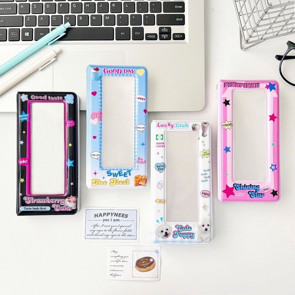 40 SLOT PHOTOSTRIP COLLECTION การ์ตูนอเมริกัน Polaroid WALLET KIYOWO CUTIE AESTHETIC COLLAGE Idol Ph